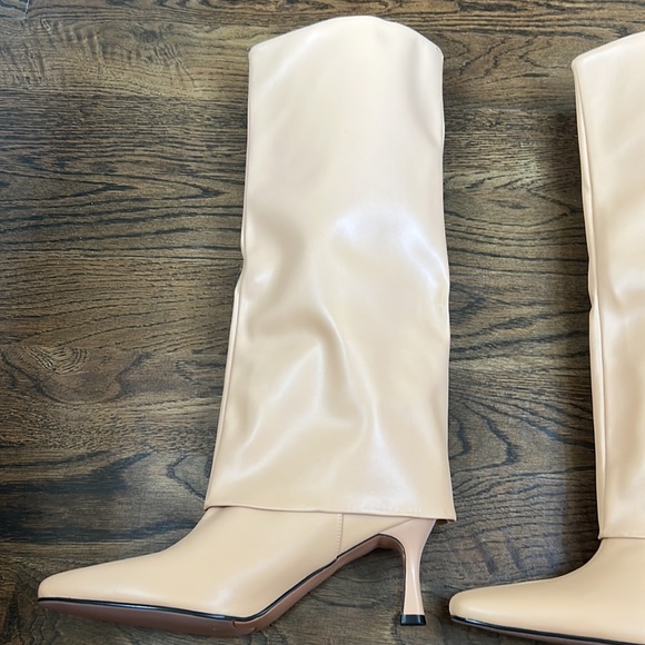 Kluolandi Knee High Stiletto Heel Boots Size 40 (9) NWOB - Picture 4 of 6